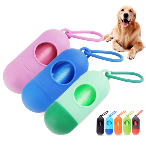 Pet Dog Poop Bags Pooper Bag Carrier Outdoor Dog Accessories Portable Poop Garbage Bags For Dogs Cat Pet Supplies Pooper Scooper ► Photo 1/6