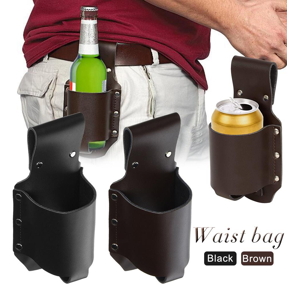 Portable Outdoor Beer Waist Packs Pocket Belt Beer Bottle Cover Waist Pack Bag Y 