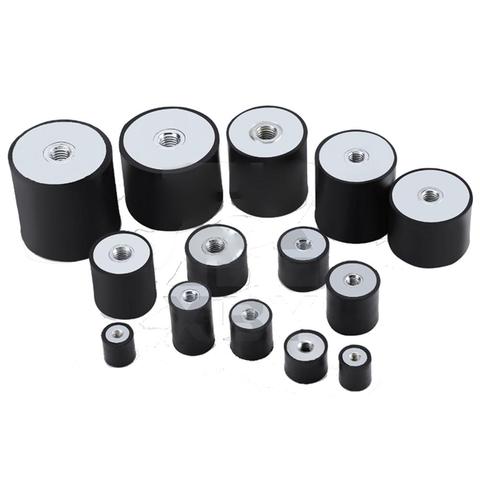 Outer Diameter 10/15/20mm M4 M5 M6 Rubber Shock Absorber Double Female  Thread Crash Pad Damper ► Photo 1/4