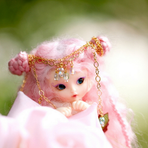 FreeShipping Fairyland FL Realpuki Roro Doll BJD 1/13 Pink Smile Elves Toys ► Photo 1/4