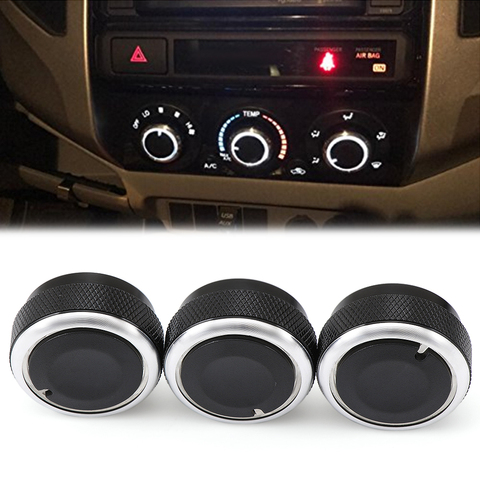 AndyGo Car Air Conditioning Heat Control Switch Knob AC Knob Fit For TOYOTA Vios 2002-2006 Yaris Accessories ► Photo 1/5