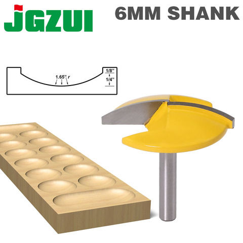1PC 6mm Shank Small Bowl Router Bit - 1-1/2