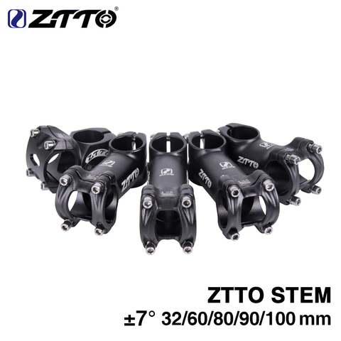 ZTTO 32 60 80 90 100mm High-Strength Lightweight 31.8mm Stem 5MM Spacer stem fork  for XC AM MTB Mountain Road Bike Bicycle part ► Photo 1/6