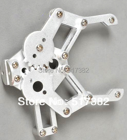 Freeship 1set 2 DOF Aluminium Robot Arm Clamp Claw Mount kit (No servo) Un-assembly Fit for Arduino ► Photo 1/1