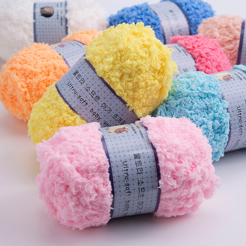Soft Smooth High Quality Yarn for Baby Hand Knitting Colorful Wool Yarn Crochet Sweater Blanket Hat Scarf Socks DIY Needlework ► Photo 1/6