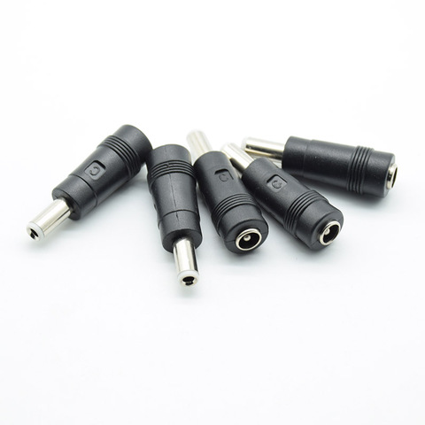 5pcs/lot 5.5 x 2.1 mm female to 5.5 x 2.5 mm male DC Power Connector Adapter Laptop 5.5*2.1 to 5.5*2.5 ► Photo 1/2