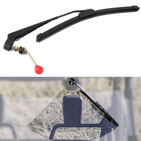 Universal Manual Windshield Wiper Hand Operated Windshield Wiper Kit Rubber Blade Replacement ► Photo 1/5