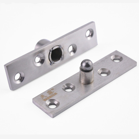 1 Pcs/set Hidden Door Stainless Steel 360 Degree Rotating Hinge Invisible Furniture Hardware Up and Down Heaven and Earth Hinge ► Photo 1/5