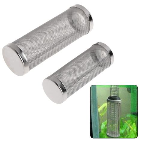 Stainless Steel Filter Inlet Case/Mesh/Shrimp Nets Set Special Shrimp Cylinder Filter Inflow Inlet Protect Aquarium Accessories ► Photo 1/6