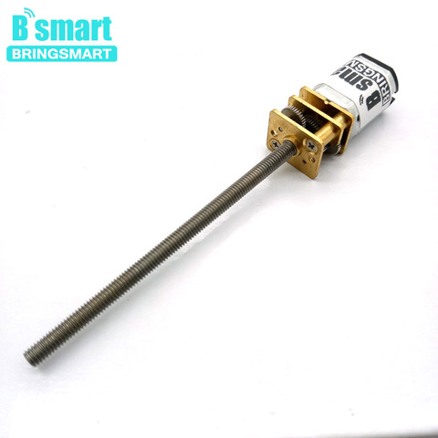 Bringsmar Mini Electric DC 6V Micro Gear Motor Reduction Geared Motor With Long M3*55MM Screw Thread Output Shaft wholesale ► Photo 1/5
