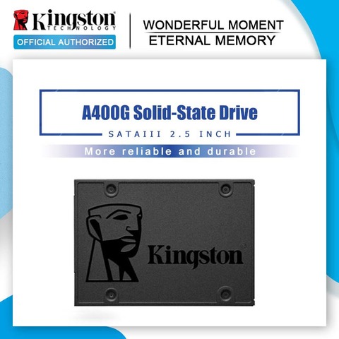 Kingston A400 SSD 120GB 2.5 inch SATA III 240GB HDD Hard Disk 480GB HD SSD Notebook PC 960gb Internal Solid State Drive ► Photo 1/6