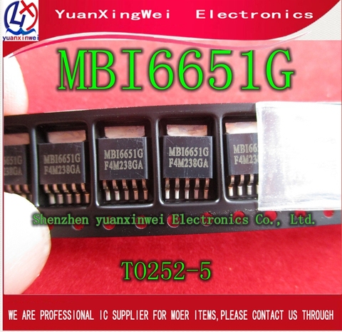 MBI6651G TO-252 MBI6651 spot New 10PCS package Quality Assurance ► Photo 1/1