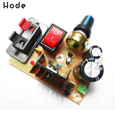 Electronic kit Circuit Board DIY Kit LM317 DC 5V-35V AC/DC Adjustable Regulated Voltage Step-down Power Supply Suite Module ► Photo 1/4