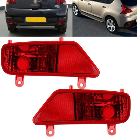 New Rear Tail Bumper Fog Light Lamp Cover case Right /Left  Side Passenger Driver side N/s For Peugeot 3008 2009-2016 ► Photo 1/6
