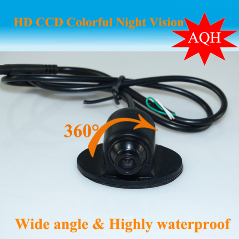 Promotion Mini CCD  HD Night Vision 360 Degree Car Rear View Camera Front Camera Front View Side Reversing Backup Camera ► Photo 1/6