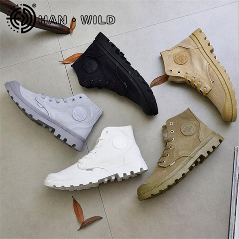 Canvas Shoes Men Leisure High Top Shoes Male Flat Footwear Comfortable Sneakers Espadrilles for Man Lace-Up Casual Shoes ► Photo 1/6