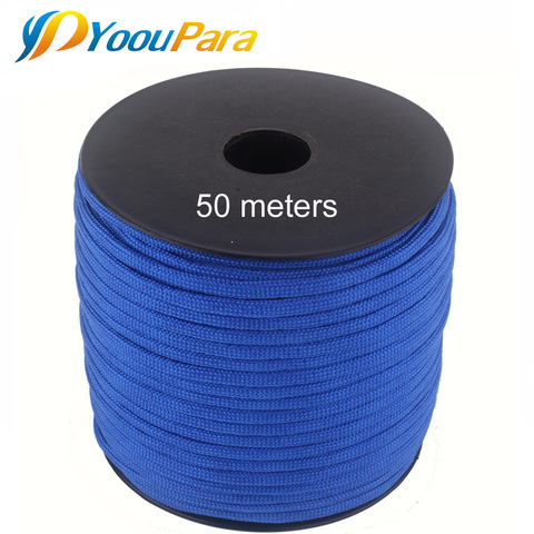252 Colors 50 M/Spools Paracord 550 Paracord Rope Type III 7 Stand Parachute Cord Outdoor Camping Survival Wind Rope Wholesale ► Photo 1/6