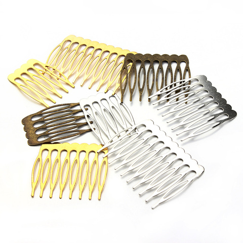 10pcs/lot 5/8/10 Teeth Metal Hair Comb Clips Claw Hairpins Hair Clips DIY Jewelry Findings For Women Wedding Hair Supplies ► Photo 1/6