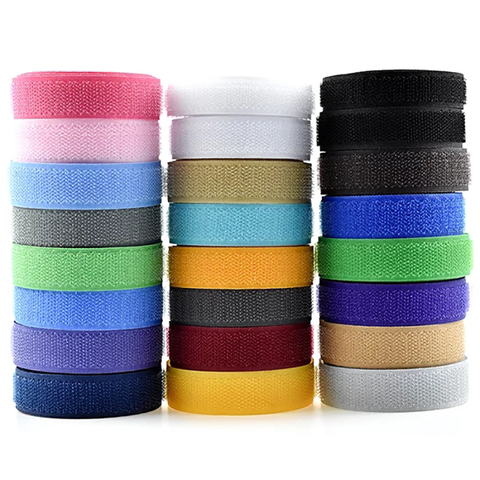 Magic Tape NO Self Adhesive Fastener Tape Velcros Cable Tie  Nylon Hook Loop Fastener Klittenband Sweing Clothes No Glue 2cm*1M ► Photo 1/6