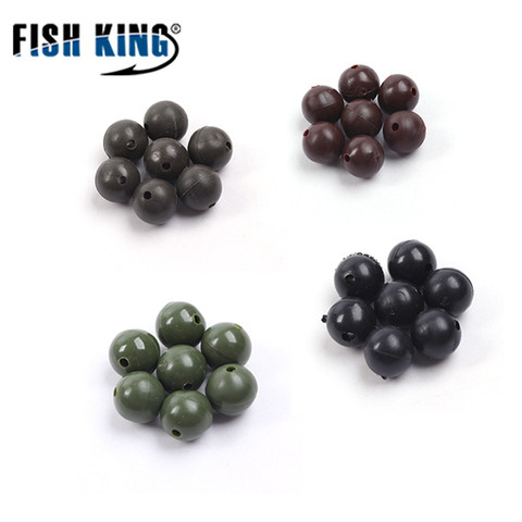 FISH KING 100pcs 5/6/7/8MM Fishing Beads Feeder Fishing Hook Components Carp Bait Cage Stoppers Carp Beads Fishing Tackles ► Photo 1/6