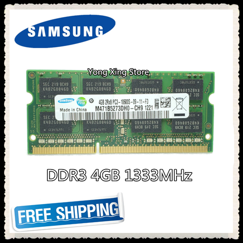Samsung Laptop memory DDR3 4GB 1333MHz PC3-10600S notebook computer RAM 10600 4G original ► Photo 1/2