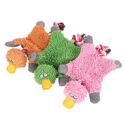 Lovely 32*19cm Pet Supply Cute Papa Duck Plush Dog Toy With Rope Dog Toys ► Photo 1/6