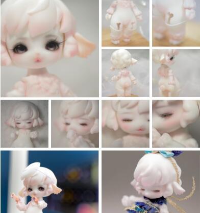 BJD  1/12 sheep animal model for collection nude doll fro collection model gift ► Photo 1/3