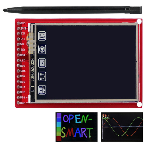 2.0 inch TFT LCD Display module Touch Screen Shield board 176 * 220 Resolution w/ Touch Pen for Arduino UNO/ Mega2560 / Leonardo ► Photo 1/5