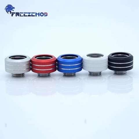 FREEZEMOD computer water cooling 16MM color hard tube fitting 3 sealing ring internal thread fixing G1/4 thread. BYGKN-C16 ► Photo 1/6