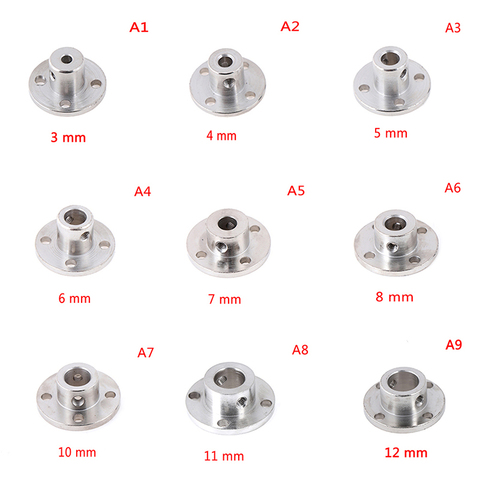DIY Model Accessory High Hardness New Metal Flange Shaft Coupling Rigid Flange Coupling Motor Guide Shaft Axis Bearing Fittings ► Photo 1/6