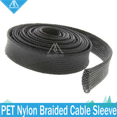 3D printer accessories 2-5M 6-10mm Expandable Braided PET Premium Nylon Cable Sleeve wire cable for RepRap/KOSSEL/Ultimaker 2 ► Photo 1/5