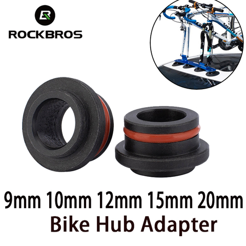 1 Pair Bicycle Hub Adapters 9/ 12/ 15/ 20 mm * 100/110mm Bike carrier Accessories for Car Roof-Top Bicycle Rack Hub Convertors ► Photo 1/6