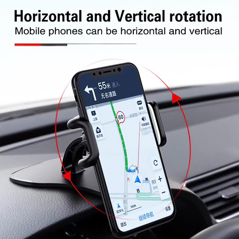 Universal Dashboard Car Phone Holder 360 Degree Mobile Phone Stand Grip in Car Adjustable Cell Phone Holder Mount ► Photo 1/1