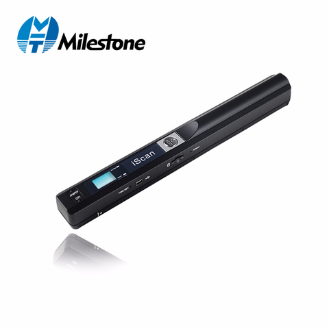 Portable Scanner 900 DPI wireless USB support card document A4 paper color photo image scan handheld  JPG PDF display battery ► Photo 1/6