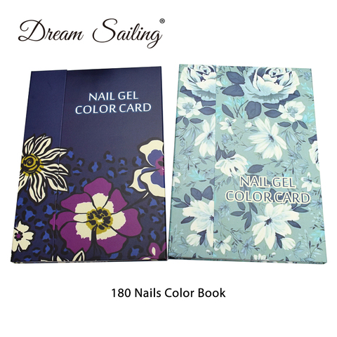 False Nail Color Book Color Display Nail Art Gel Polish Color Card Nail Color Chart Palette Varnish Practice Board Manicure Tool ► Photo 1/5
