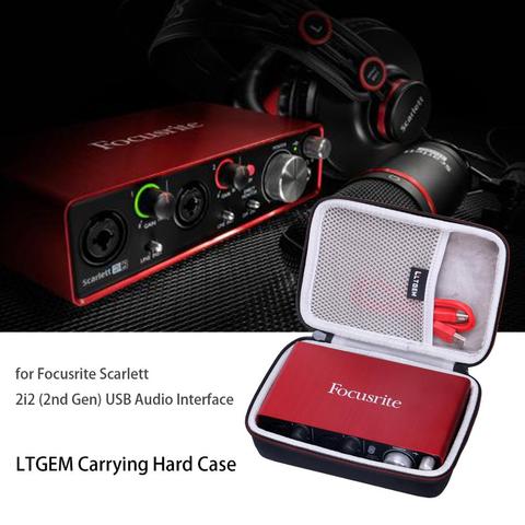 LTGEM EVA Hard Travel Case for Focusrite Scarlett Solo 2i2 (2nd Gen) USB Audio Interface ► Photo 1/6