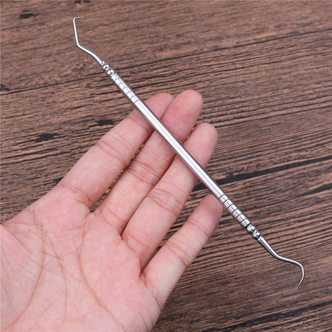 1PCS Stainless Steel Double Ends Dentist Teeth Clean Hygiene Explorer Probe hook Pick Dental Tool Products ► Photo 1/6