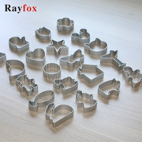 28 Style Cookie Cutters Moulds Aluminum Alloy Cute Animal Shape Biscuit Mold DIY Fondant Pastry Decorating Baking Kitchen Tools ► Photo 1/6