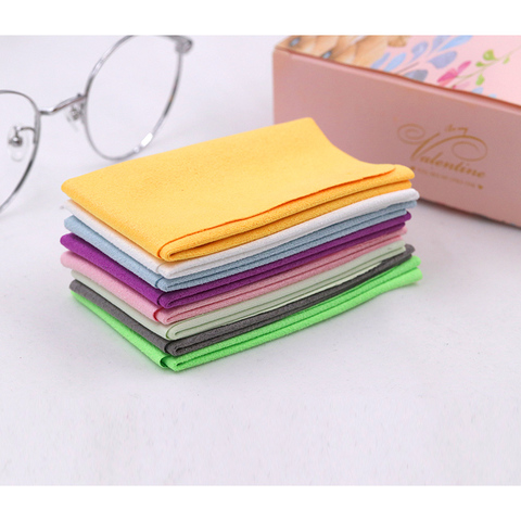COLOUR_MAX 5Pcs Soft Chamois Glasses Cleaner Eyeglasses Microfiber Clean Cloth for Lens Phone Screen Cleaning Wipes ► Photo 1/6