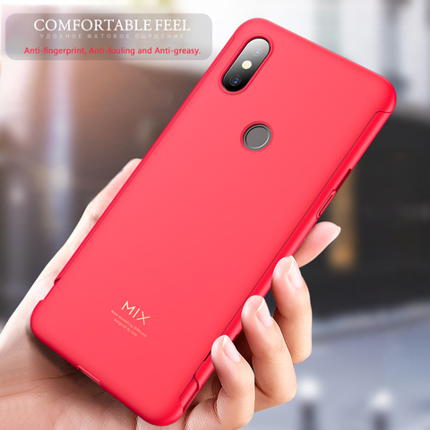 For Xiaomi mi mix 3 mix3 Case Hard Matte Slim Armor Hybrid 2 in 1 Protective back cover case for xiaomi mi mix 3 mix3 shell coqu ► Photo 1/6