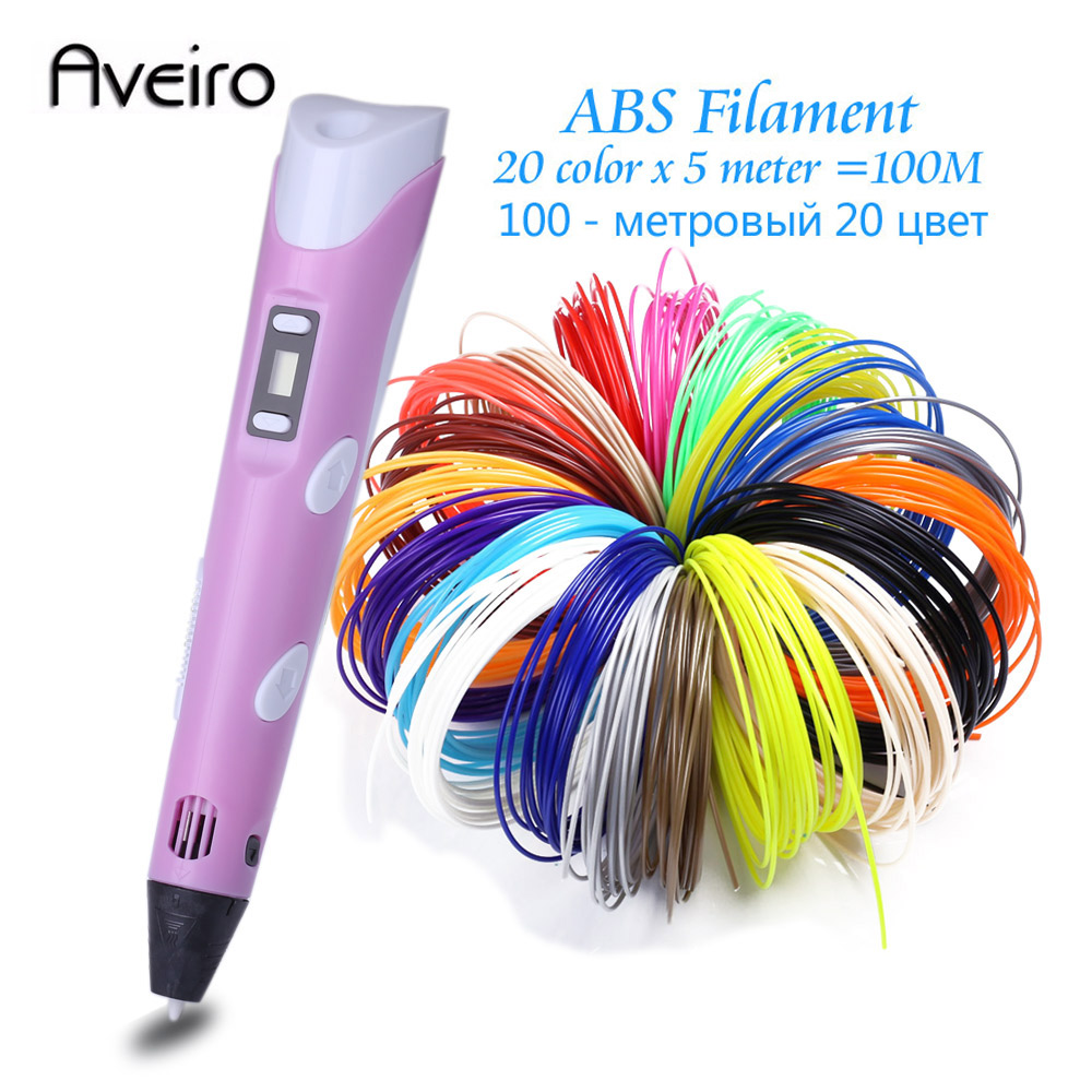 Birthday Gifts Brand Aveibee Model 3D Printer Pen With 1.75mm PLA Filaments  3 D Printing Pen Drawing Pens Original Design Toys - Price history & Review, AliExpress Seller - AVEIBEE Official Store
