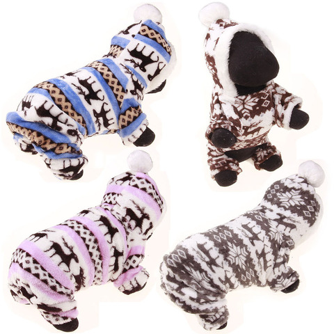 Designer Soft Winter Warm Pet Dog Clothes For Small Dogs Clothes Winter Deer Cotton Puppy Dog Sweatshirt Coat Jacket Pet Clothes ► Photo 1/6