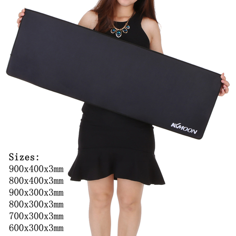 KKmoon Large Size Plain Black Extended Water-resistant Anti-slip Rubber Speed Gaming Game Mouse Mice Pad Desk Mat for Computer ► Photo 1/1