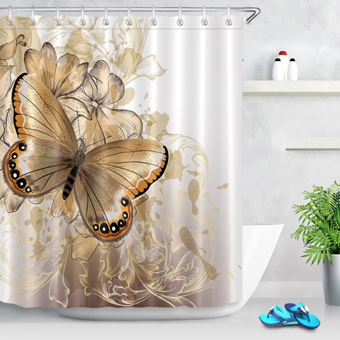 Cute Stylish Fl White, Stylish Shower Curtains