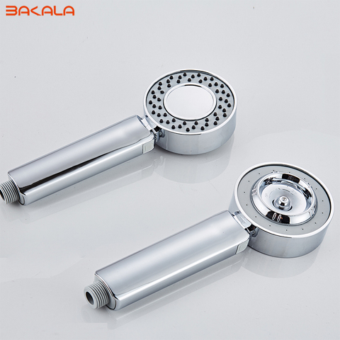 Double-sided Dual Function Shower Head Water Saving Round ABS Chrome Booster Bath Shower High Pressure Handheld Hand Shower ► Photo 1/6