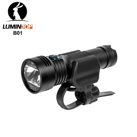 Lumintop B01 bike light Micro-USB rechargeable flashlight 21700/18650 bicycle headlight anti-glare design 850Lumens 210 meters ► Photo 1/6