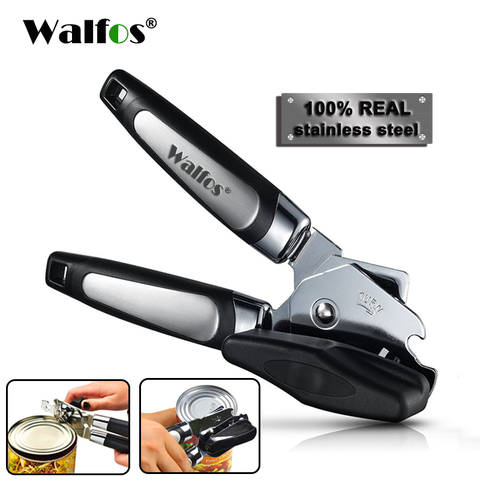 WALFOS high quality stainless steel Cans Opener Professional Ergonomic Manual Can Opener Side Cut Manual Can Opener ► Photo 1/6