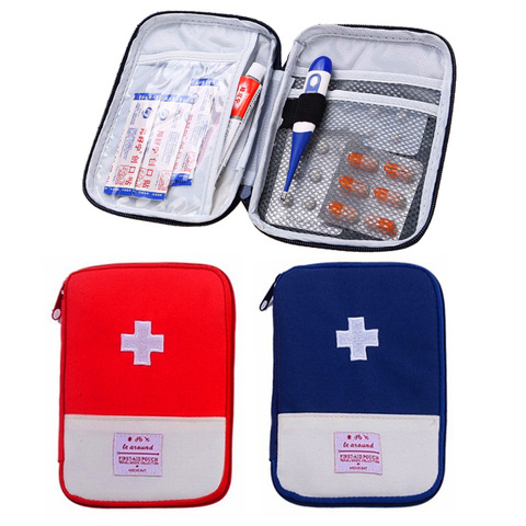 2 Colors Portable First Aid Kit For Home Outdoor Travel Camping Emergency Medical Bag Small Carrying Medical Treatment Packs ► Photo 1/6