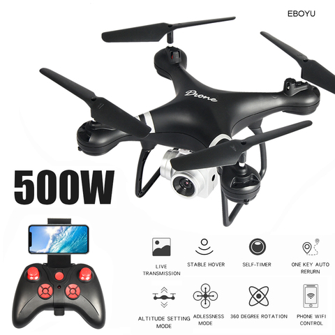 EBOYU LF608 2.4Ghz RC Drone 1080P Wifi FPV HD Camera Altitude Hold One Key Return/Landing/ Take Off Headless RC Quadcopter Drone ► Photo 1/6