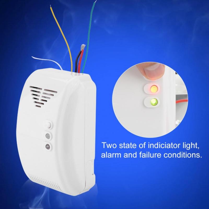 yieryi Home Standalone Plug-In Combustible Gas Detector LPG LNG